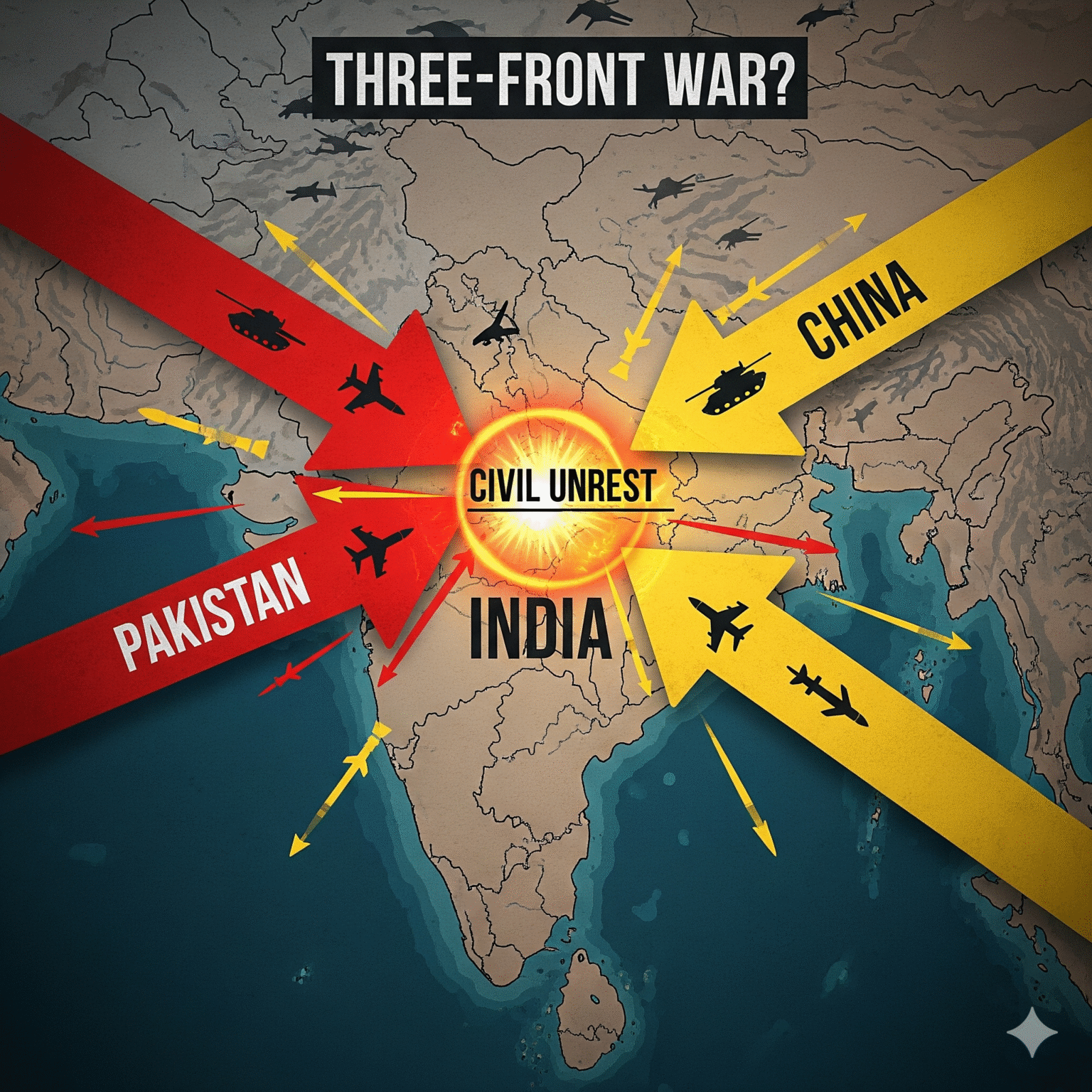 Three-Front War: Theoretical and Real Challenges - DefenceNiti.com