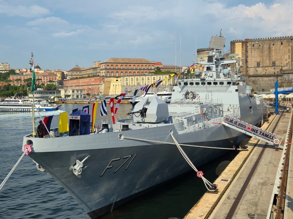 Indian Navy Bolsters Blue-Water Ambitions: INS Tamal Joins Fleet ins tamal