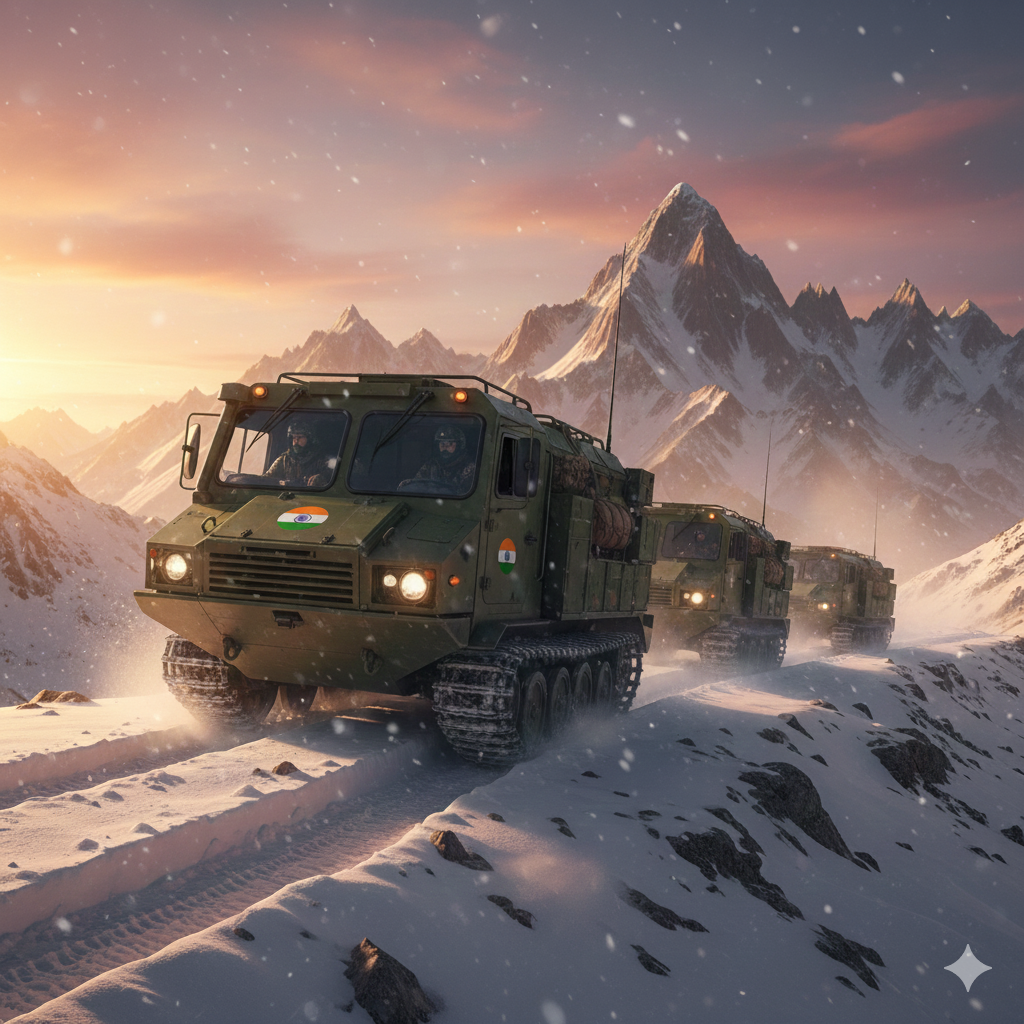 Indian Army Inducts BvS10 Sindhu Armoured Vehicles: A Game-Changer for High-Altitude Warfare bv10