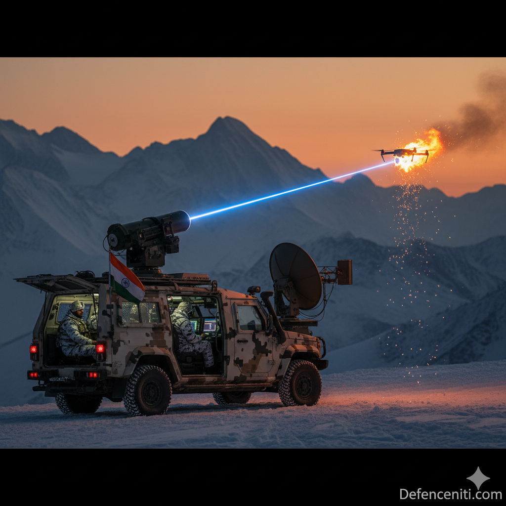 Indigenous Shield: Army and IAF Set to Deploy 16 Anti-Drone Systems with 2-km Laser Interception dew