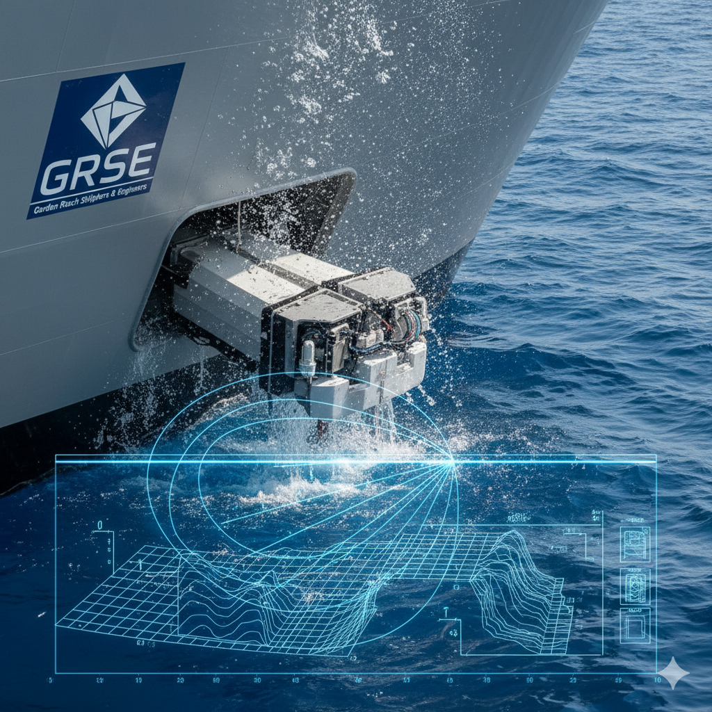 INS Ikshak commissioning marks India's growing hydrographic prowess Advanced multibeam sonar array on INS Ikshak