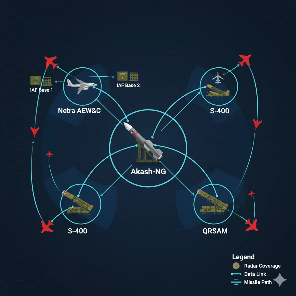 Akash-NG integration with IACCS and layered air defence